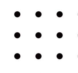 9 puntos - 4 rectas
