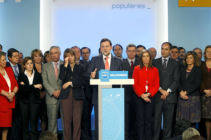 Rajoy y el PP. Fuente:efe.es