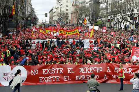 Marcha contra aborto. Fuente:Efe.es