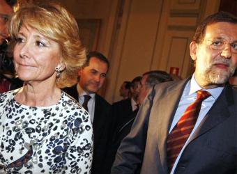 Rajoy y Agruirre. Fuente:elpais.com