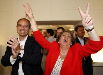 Rita Barberá, Francisco Camps. Fuente: el pais.com