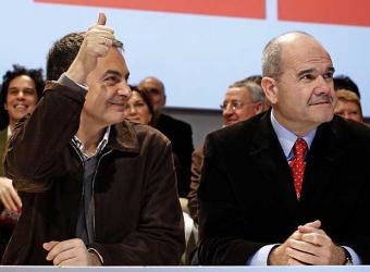 Zapatero y Cháves. Fuente:elpais.com