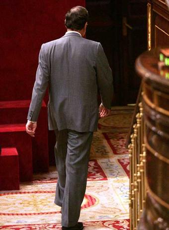 Rajoy de Espaldas. Fuente: elpais.com