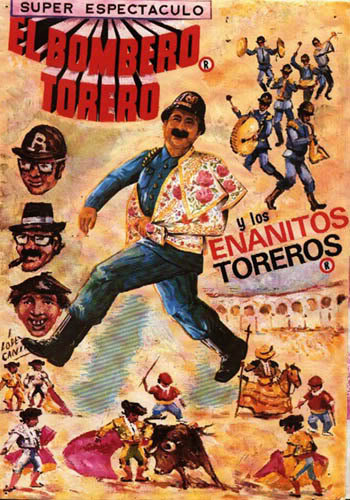 Cartel bombero torero. Fuente:photobucket.com