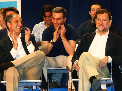 Costa,Camps y Rajoy. Fuente: www.placidomar.org