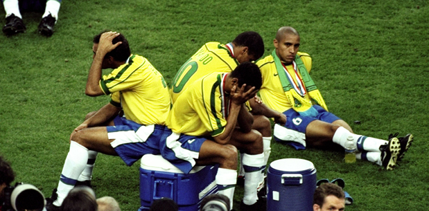 Edmundo, Rivaldo, Cafu and Roberto Carlos