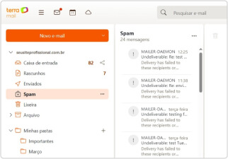 CONTROLE DE SPAM