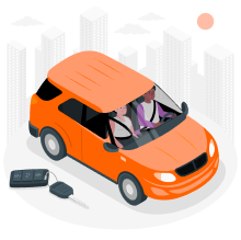 Icone Chave trancada no carro